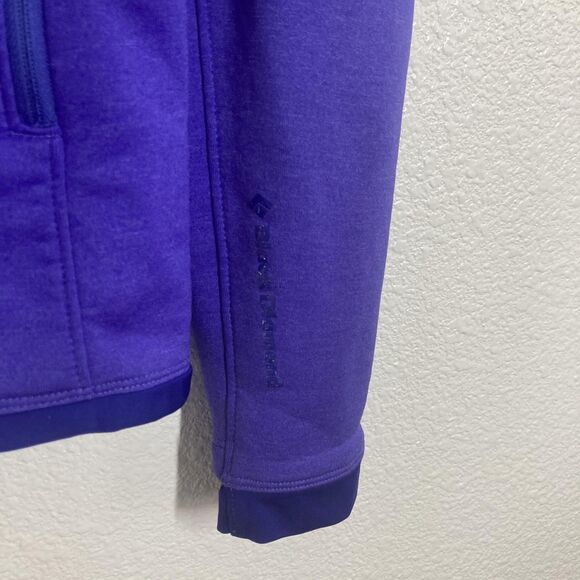 Black Diamond Jacket Womens Medium Polartec Full Zip Hooded Outdoors Fleece - Picture 6 of 16